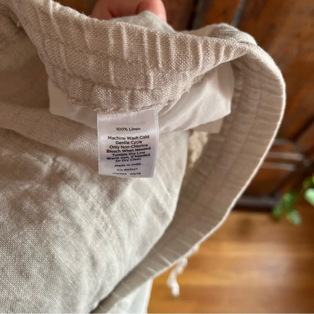 Talbots Linen Drawstring Pant - Picture 4 of 7